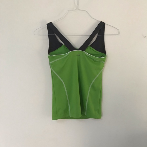 ADIDAS Black and Green Athletic top - Picture 4 of 7